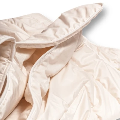 Alpaka Bettdecke mit Bio Baumwolle 4-Jahreszeiten Bettdecke von grünvergnügt by purNatour