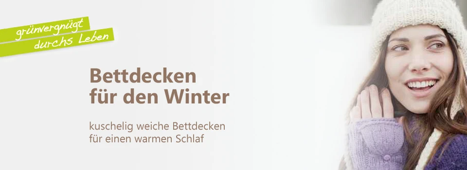 natürliche Bio Bettdecken für den Winter die Winterzeit