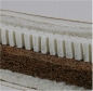 Preview: Baby / Kinder / Jugend Matratze 100% Naturlatex Kokos / kbT Schafschurwolle