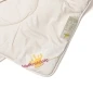 Preview: Bio Bettdecke Baumwolle Baby Kinder Winter weich und kuschelig Detail von grünvergnügt by purNatour