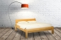 Preview: metallfreies Massivholz Bett von purNatour