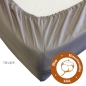 Preview: Spannbetttuch Organic / 100% Bio Cotton Perkal / versch. Farben/ handmade in Germany