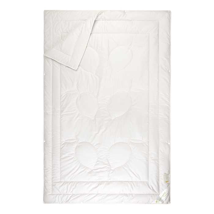 4-Jahreszeiten Bettdecke Merinowolle und Tencel - bio organic -