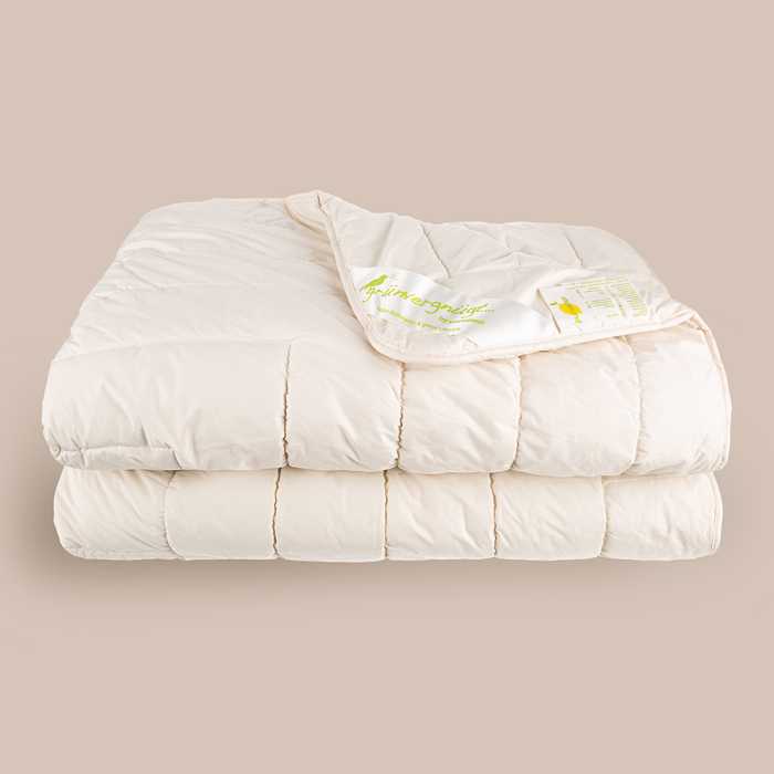 Bettdecke Schurwolle naturbelassen winter warm DUO, weich und kuschelig von grünvergnügt by purNatour