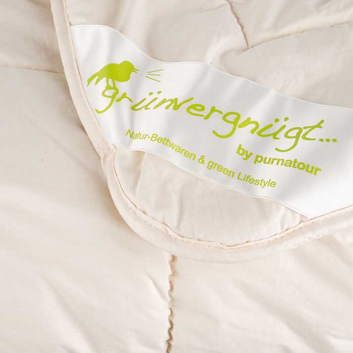 Alpaka Ganzjahresdecke  - basic natur - Alpasoft