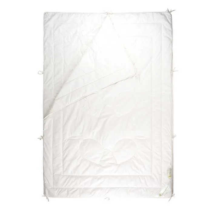 Tencel 4 Jahreszeiten Bettdecke mit Bändern