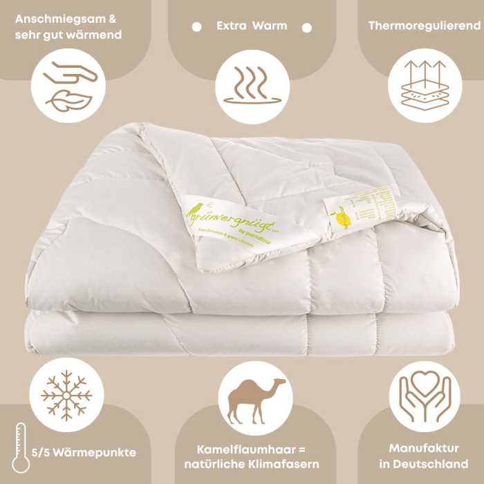 Kamel Winterbettdecke extra warm
