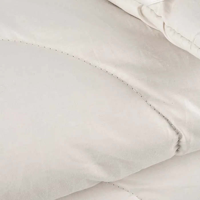 Detail Batist Stoff Kamelhaar Bettdecke