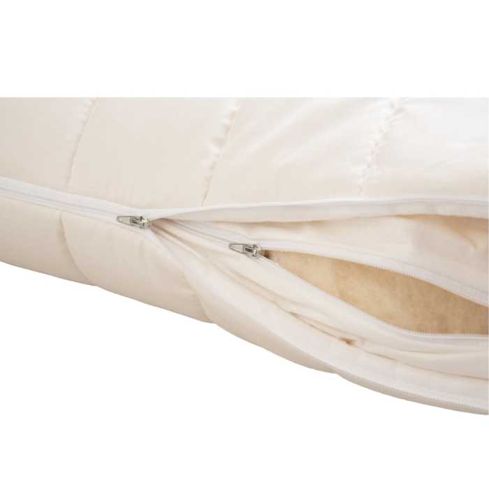 Seitenschläferkissen Schurwolle & Zirbenspäne Alpenwolke - bio organic -