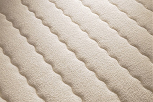 Matratze Naturlatex Ergo-Zone, 17 cm, kbA BW, kbT Schurwolle, versteppt