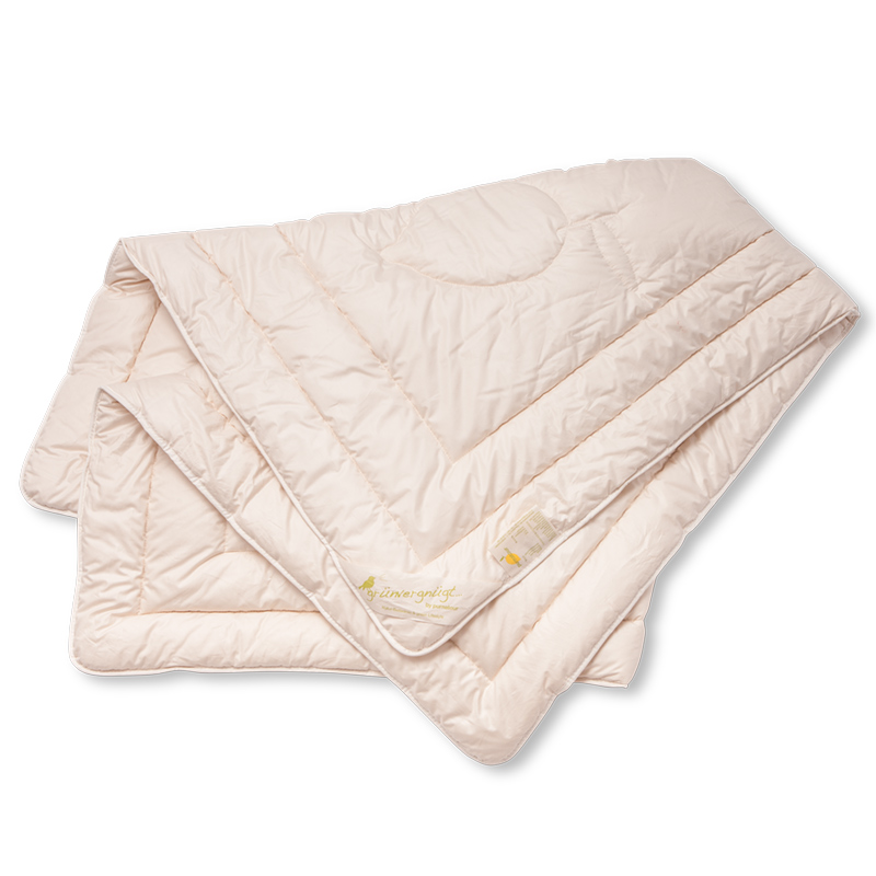 Warme Winter Bettdecke aus reiner, Bio Baumwolle (kbA)
