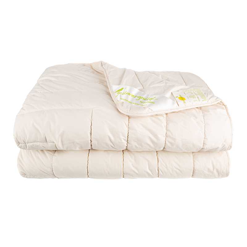 Schurwolle Bettdecke natur vintage