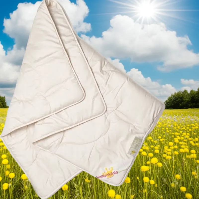 Kinder Bettdecke Bio Baumwolle - Sommer leicht 100 x 135 cm