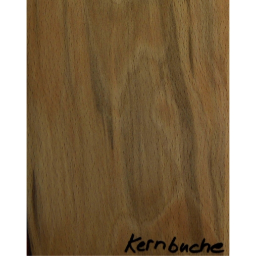 Holzmuster Massivholz Bett CalmaForm Kernbuche von purNatour