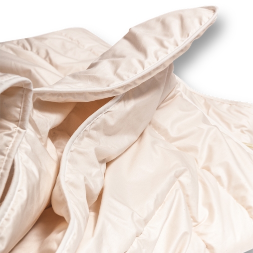 detail tencel bettdecke bio 4 jahreszeiten warm weich kuschelig Steckknöpfe grünvergnügt by purnatour